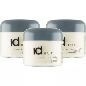 Профессиональный воск для волос Extreme Titanium для мужчин, 100 мл, 3 шт., Id Hair