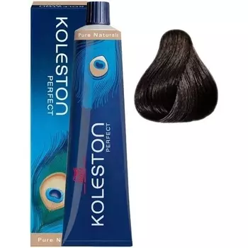 Professionals Koleston Perfect Перманентная краска для волос № 4/07 Натуральный коричневый 60 мл, Wella