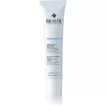 Progression Plus Rich Anti-Wrinkle Cream с коллагеном и гиалуроновой кислотой 40 мл Rilastil