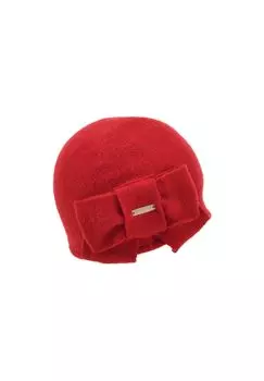Прогулочная шапка с бантом 18527-0 SEEBERGER, цвет Feuer One Size