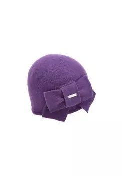 Прогулочная шапка с бантом 18527-0 SEEBERGER, цвет Granat One Size