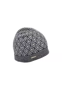 Прогулочная шапка с графическим рисунком 19280-0 SEEBERGER, цвет Offweiss Schwarz One Size