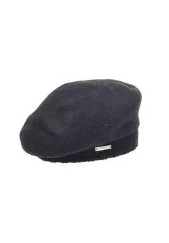 Прогулочный берет с трикотажной манжетой 18055-0 SEEBERGER, цвет Schwarz One Size