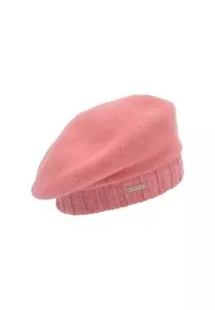 Прогулочный берет с трикотажной манжетой 18055-0 SEEBERGER, цвет Coralle One Size