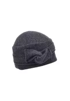 Прогулочный токе с узлом 19245-0 SEEBERGER, цвет Anthrazit One Size