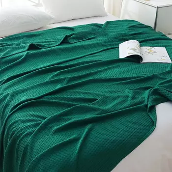 Прохладное хлопковое одеяло TUTUnaumb, зеленый