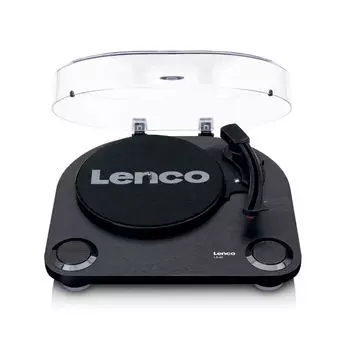 Проигрыватель Lenco LS-40 со встроенными динамиками, черный