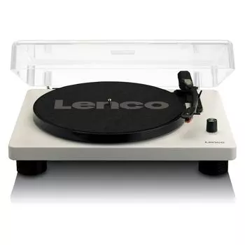 Проигрыватель Lenco LS-50GY со встроенными динамиками и USB-кодированием, серый
