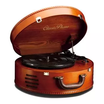 Проигрыватель с USB-подключением Lenco TT-34 Classic Phono Retro, wooden