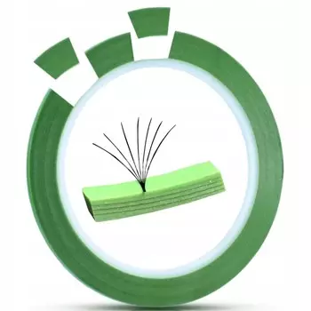 Project Lashes, Fan Maker Цельный рулонный камешек для легкого создания пучков ресниц Easy Tufts