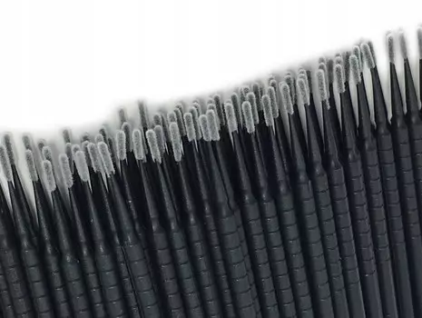 Project Lashes, Микроаппликаторы, черные куклы, 100 шт, 1,5x4 мм