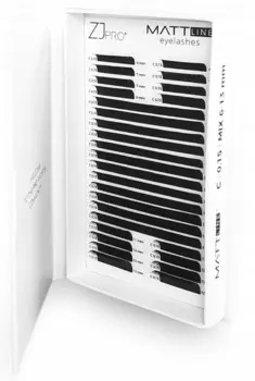 Project Lashes, Zjpro Rzsy Mattline Eyelashes C 0.07 Mix, Zj Pro