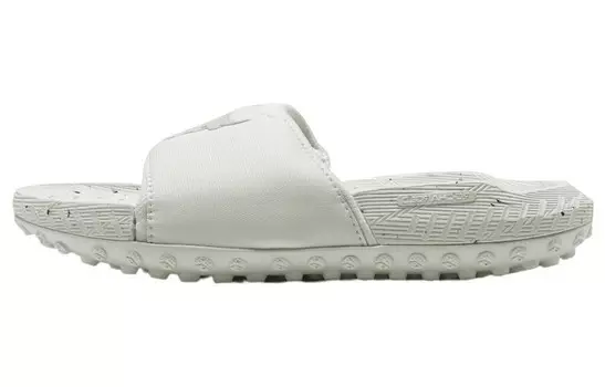 Project Rock 5 Шлепанцы мужские белые Under Armour