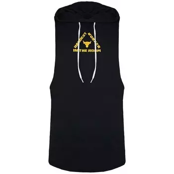 Project Rock мужская черная толстовка без рукавов Under Armour, черный