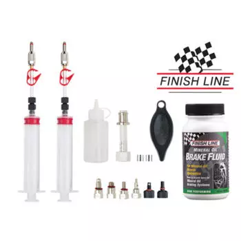 Прокачной комплект Jagwire Workshop Pro Mineral Bleed Kit-With Finish Line Mineral o, красочный / красочный / красочный