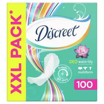 Прокладки для трусов, 100 шт. Discreet, Deo Waterlily