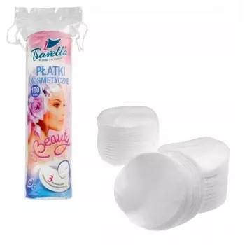 Прокладки косметические Travella круглые 100 шт Ravi 9116