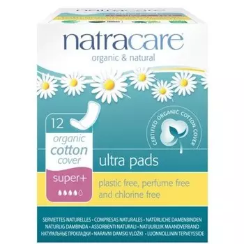Прокладки Natracare Ultra Super Plus x12