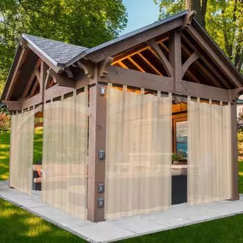 Пролента Премиум - ниточные шторы 2 шт 100 х 250 см зеленый BTTO