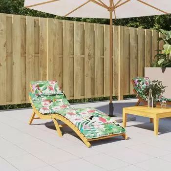 Пролента Премиум - Подушка для шезлонга разноцветная ткань Оксфорд Prolenta