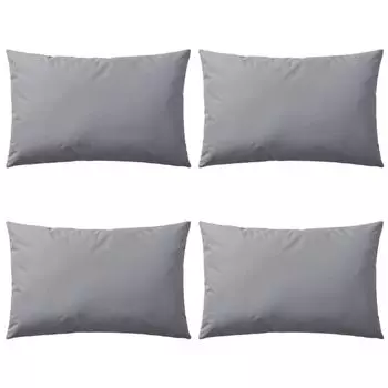 Prolenta Premium - Подушки садовые 4 шт. 60 х 40 см серые