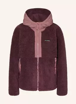 Промежуточная куртка boundless discovery из меха тедди Columbia, темно-фиолетовый
