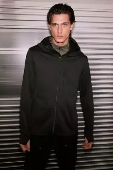 Промежуточная куртка обычного кроя H&M, черный