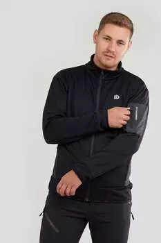 Промежуточная куртка Rauris с воротником средней посадки и молнией Fundango, черный