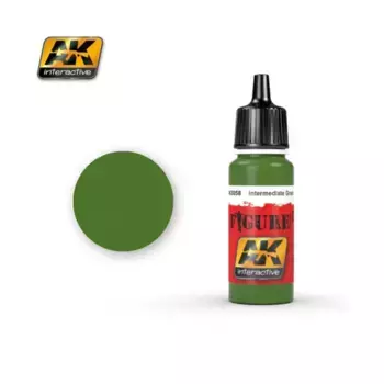 Промежуточный зеленый (акрил), Paint - Figure - Blue and Green Colors (AK-Interactive)