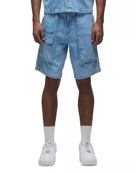 Промышленные джинсовые шорты 9" с карманами Cargo Hudson, синий