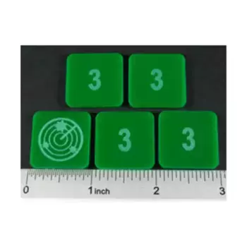 Пронумерованные метки радара — 3, Token Sets - Naval Gaming (Litko Aerosystems)