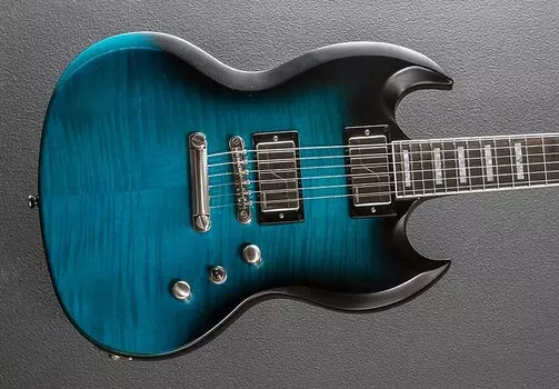 Prophecy SG - Blue Tiger Aged Gloss Epiphone Prophecy SG - Tiger