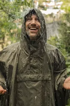 Пропитанное пончо Tog 24, зеленый