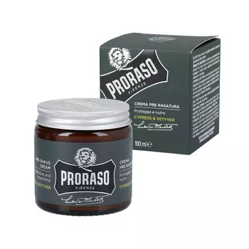 PRORASO, SINGLE BLADE, Кипарис и Ветивер Крем перед бритьем, 100 мл