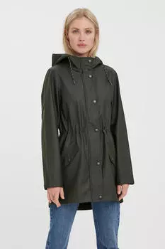 Прорезиненная куртка Vero Moda, зеленый