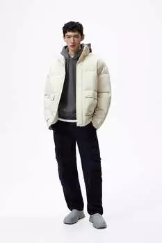 Прорезиненные ботинки ZARA, серый