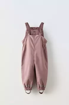 Прорезиненные комбинезоны с лунным принтом ZARA, розовый