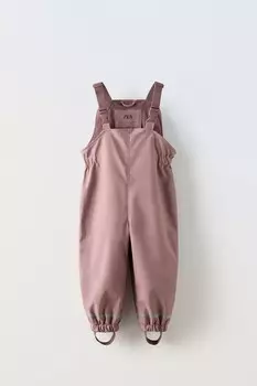 Прорезиненные комбинезоны с лунным принтом ZARA, розовый