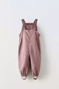 Прорезиненные комбинезоны с лунным принтом ZARA, розовый