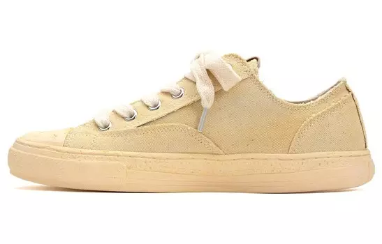 Прошлые скейтбордные кеды унисекс с низким верхом Mihara Yasuhiro, зеленый