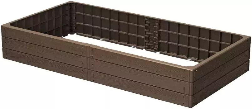 Prosperplast Palisade "Base Wood", ШxГ: 149,2x75,6 см Д/149х25х76 см, цвет rustikaler ziegel