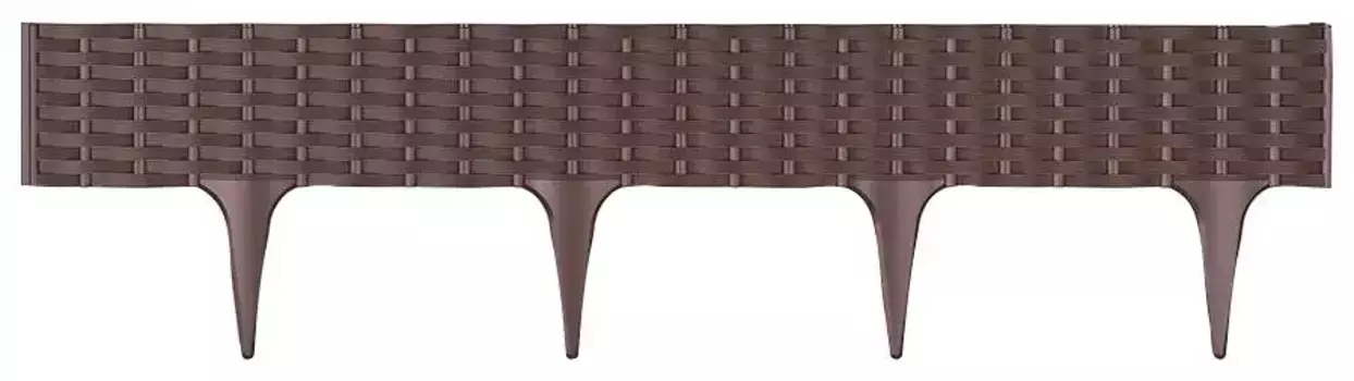 Prosperplast Palisade, упаковка из 5 штук, длина 390 см Д/390х18,7х0,2 см, коричневый