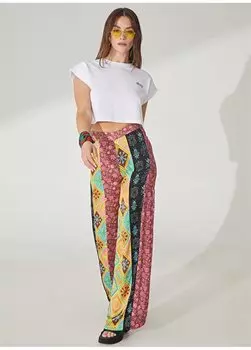 Простая белая женская футболка с круглым вырезом TSKD01229 Akep, белый