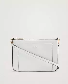 Простая белая женская сумка через плечо Parfois, белый