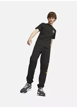 Простая черная мужская футболка 62441801-CLASSICS BRAND LOVE Tee Puma, черный