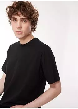 Простая черная мужская футболка с круглым вырезом A9437-0000_CLASSIC RELAXED TEE MINE Levis, черный