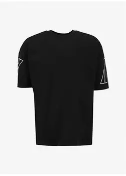 Простая черная мужская футболка с круглым вырезом M0611530-900_ФУТБОЛКА С КРУГЛЫМ ВЫРЕЗОМ Mavi, черный