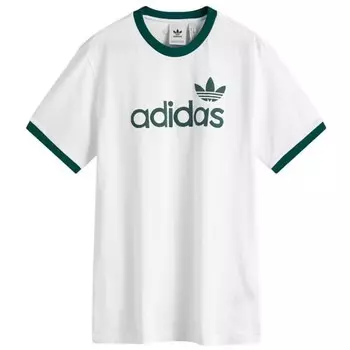 Простая футболка Adidas, белый