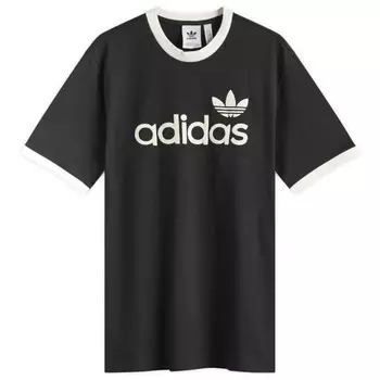Простая футболка Adidas, черный