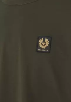 Простая футболка Belstaff, темно-зеленый